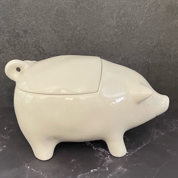 Rae Dunn OINK Pig Canister - white (from USA) - Picture 5 of 5